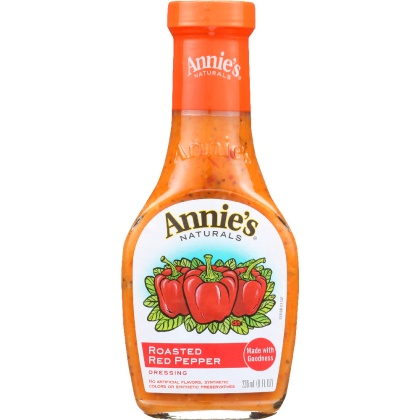 ANNIE\'S NATURALS: Roasted Red Pepper Vinaigrette, 8 oz