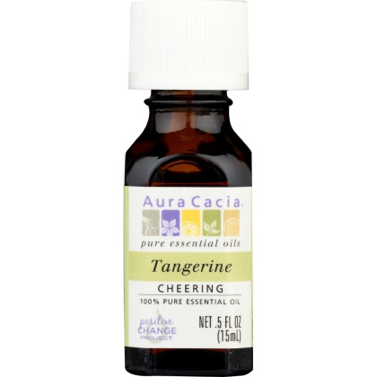 AURA CACIA: Essential Oil Tangerine 0.5 oz