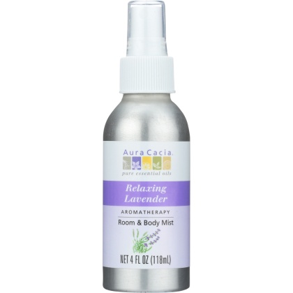 AURA CACIA: Room & Body Mist Relaxing Lavender, 4 oz