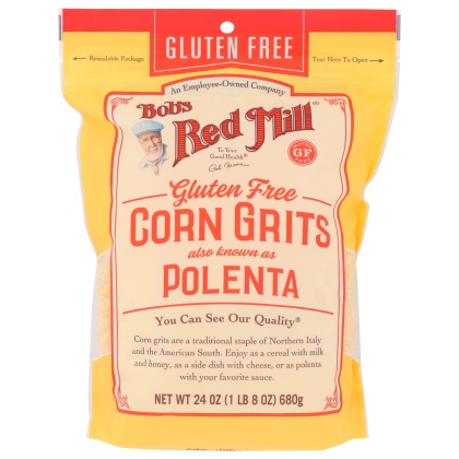 BOB\'S RED MILL: Gluten Free Corn Grits Polenta, 24 oz