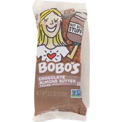 BOBOS OAT BARS: BARS STUFF\'D CHOCOLATE ALMOND BUTTER FILLED (2.500 OZ)