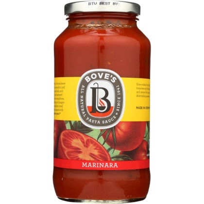BOVES OF VERMONT: Pasta Marinara Sauce, 24 oz