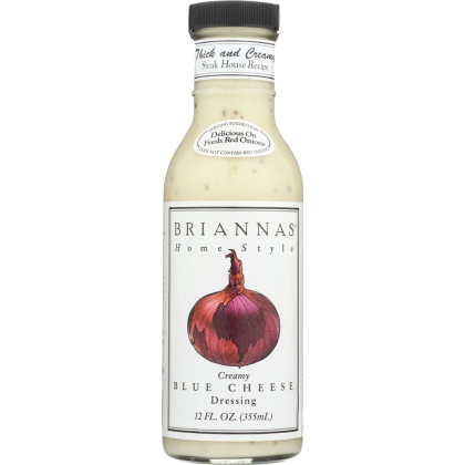 BRIANNAS: Home Style Blue Cheese Dressing , 12 oz