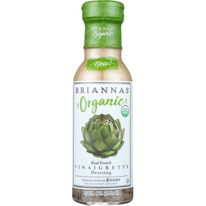 BRIANNAS: Organic Real French Vinaigrette Dressing, 10 oz