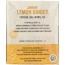 CELESTIAL SEASONINGS: Jammin' Lemon Ginger Herbal Tea Caffeine Free 20 Tea Bags, 1.6 oz