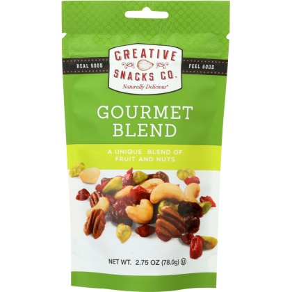 CREATIVE SNACK: Nuts Gourmet Blend, 2.75 oz