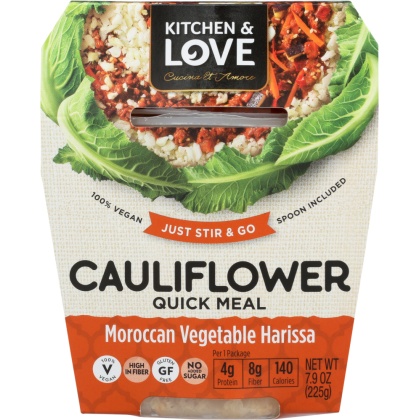 CUCINA & AMORE: Meal Cauliflower Moroccan Vegetable Harissa, 7.9 oz
