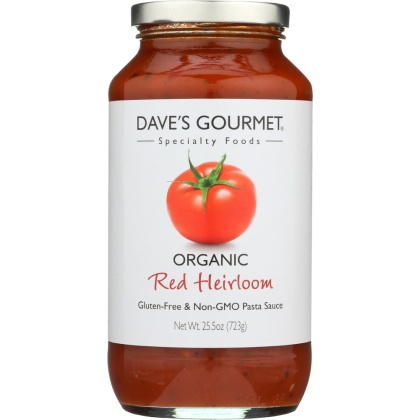 DAVE\'S GOURMET: Organic Pasta Sauce Red Heirloom, 25.5 Oz