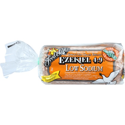FOOD FOR LIFE: Ezekiel 4:9 Bread Sprouted Grain Low Sodium, 24 oz