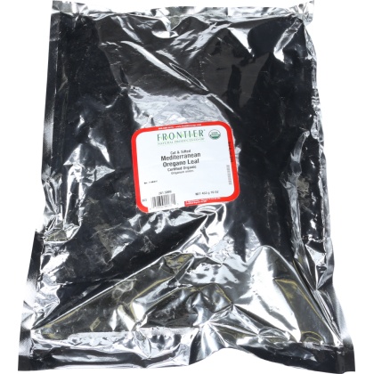 FRONTIER HERB: Herb Oregano Leaf Cut and Sifted Organic, 16 oz