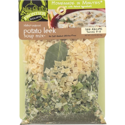 FRONTIER SOUPS: Homemade in Minutes Soup Mix Idaho Outpost Potato Leek, 3.25 oz