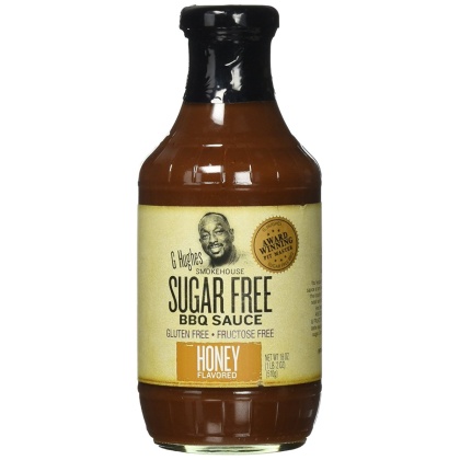 G HUGHES: Sugar Free Barbecue Sauce Honey Flavor, 18 oz