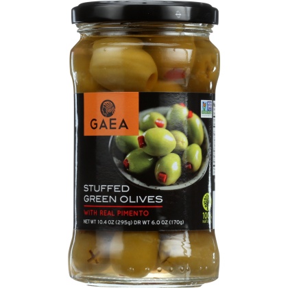 GAEA NORTH AMERICA: Stuffed Olives Pimento, 6 oz