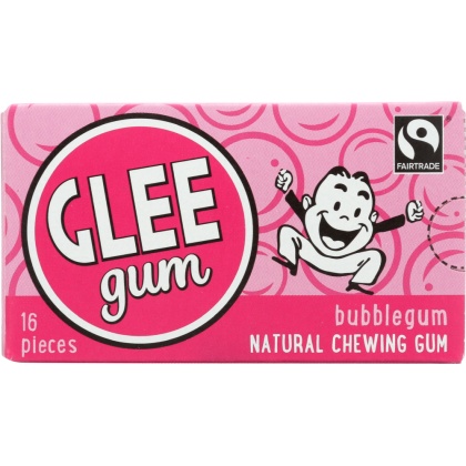 GLEE GUM: All Natural Bubble Gum, 16pcs