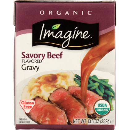 IMAGINE: Organic Savory Beef Flavored Gravy, 13.5 fo
