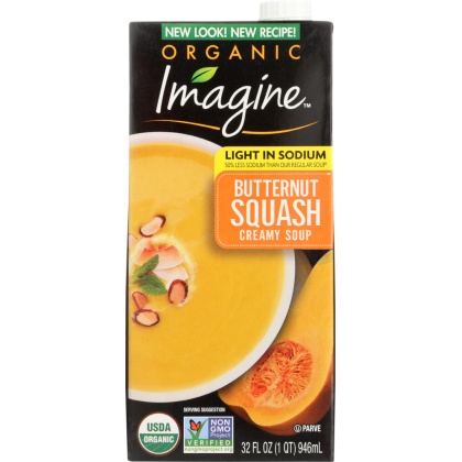 IMAGINE: Organic Soup Light in Sodium Creamy Butternut Squash Soup, 32 oz