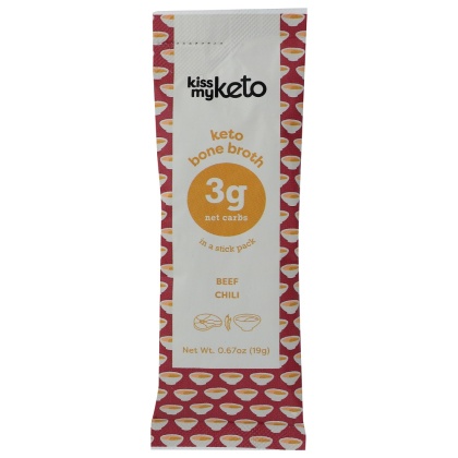 KISS MY KETO: Beef Chili Bone Broth (19.00 GM), 0.67 oz