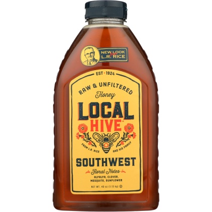 LOCAL HIVE: Raw and Unfiltered Southwest Honey, 40 oz