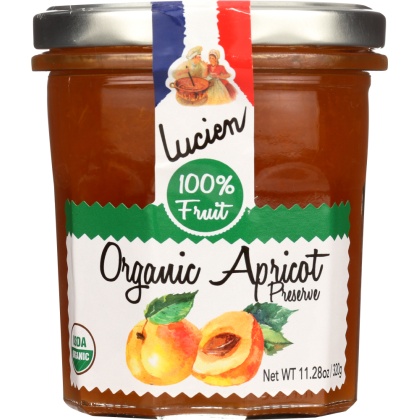 LUCIEN GEORGELIN: Spread Fruit Apricot Organic, 320 gm