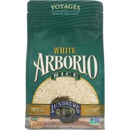 LUNDBERG: White Arborio Rice Gluten Free, 2 lb