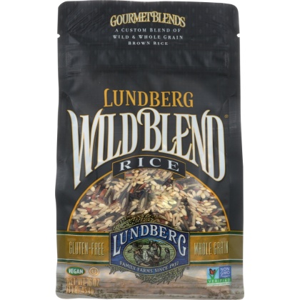 LUNDBERG: Wild Blend Wild and Whole Grain Brown Rice, 1 lb