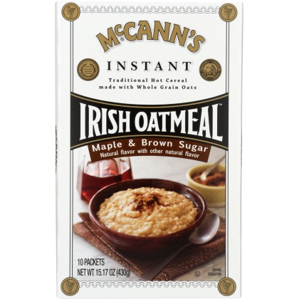 MCCANN\'S: Instant Maple and Brown Sugar Irish Oatmeal, 15.1 oz