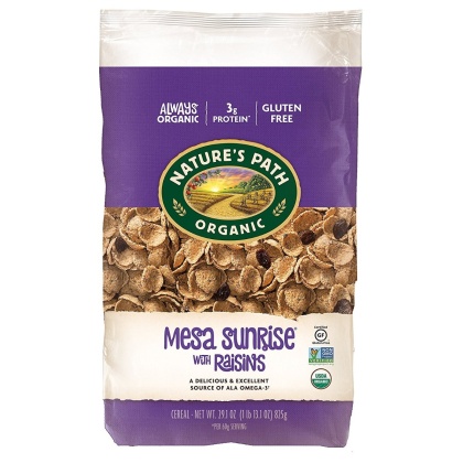 NATURES PATH: Mesa Sunrise Flakes with Raisins Cereal, 29.1 oz