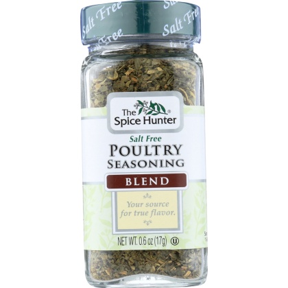 THE SPICE HUNTER: Salt Free Poultry Seasoning Blend, 0.6 oz